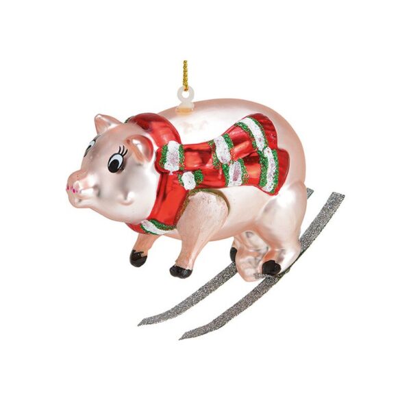 Christmas bauble pig